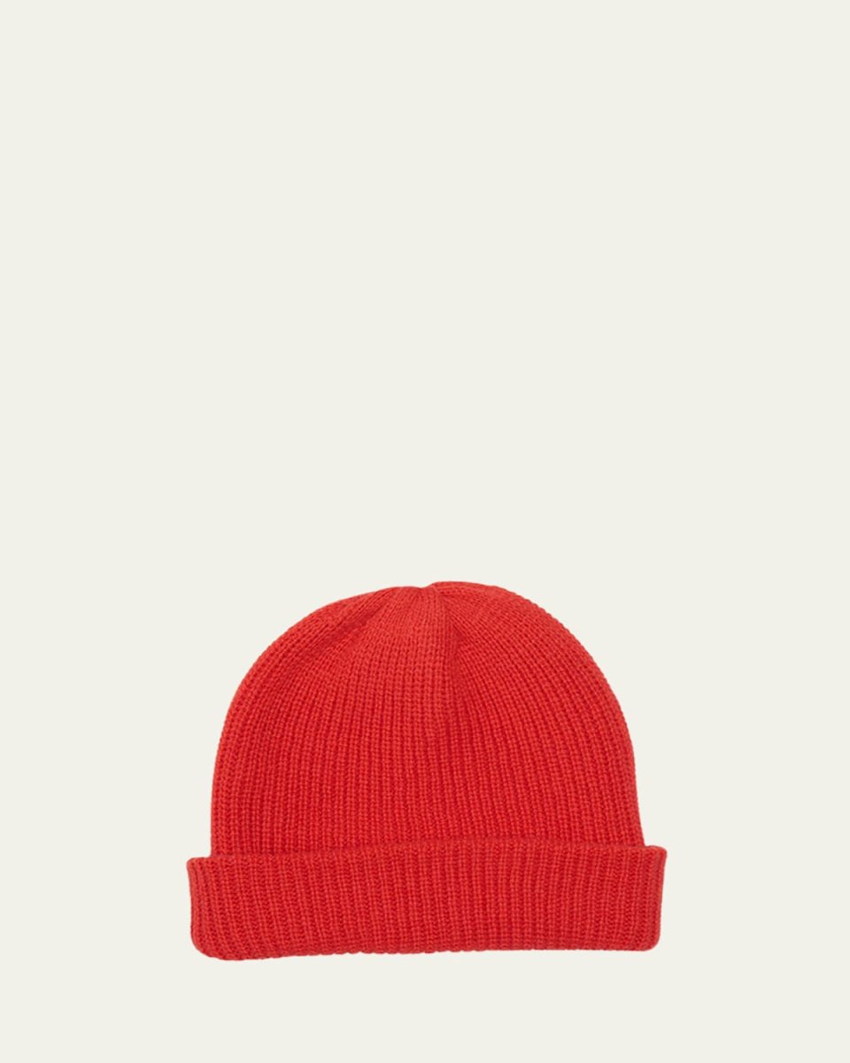 Watchman Cashmere Ribbed Beanie